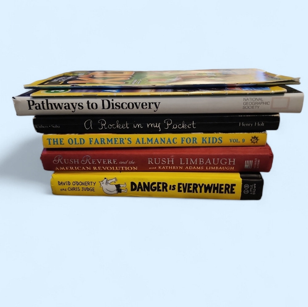 Children's Homeschool Book Educational Lot